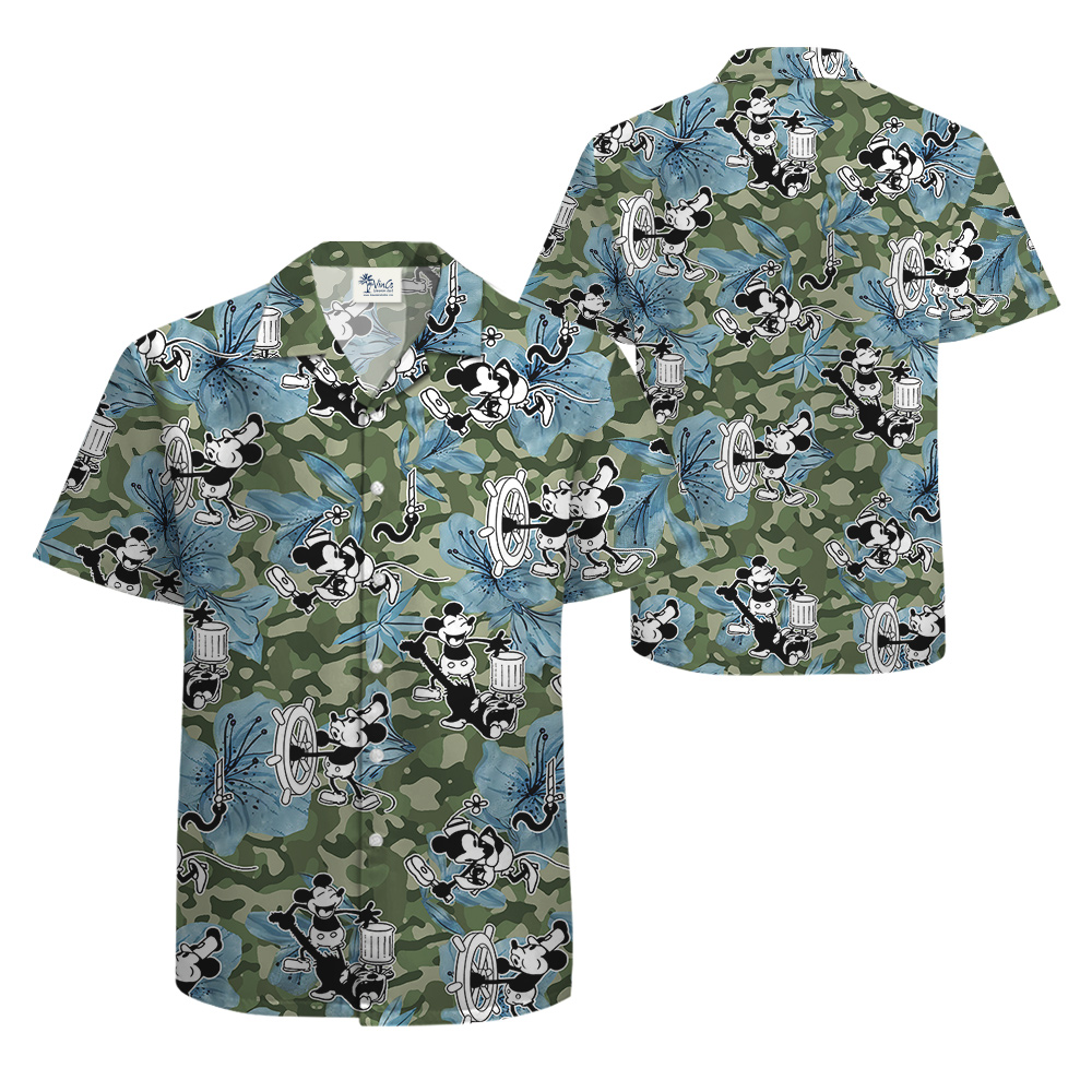 Aloha Spirit Mickey's Steamboat Willie 1928 Hawaiian