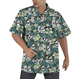 Steamboat Stripes 1928 Mickey Aloha Men Shirts