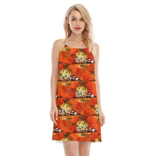 Mickey 1928 Hawaiian Tropical Adventure Cami Dress