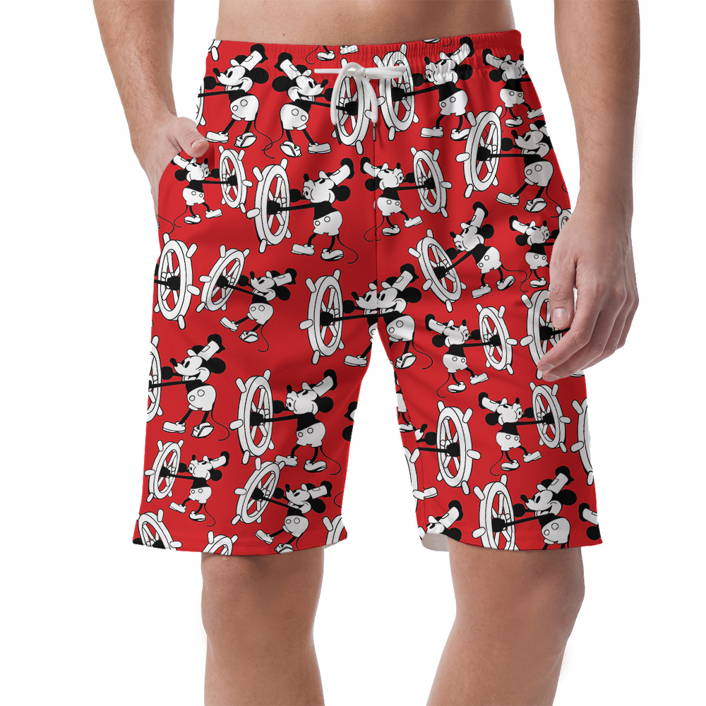 Nostalgic 1928 Steamboat Willie Mickey Men Short’s - variant image 1