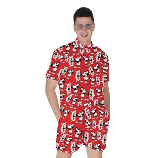 Vintage Steamboat Willie 1928 Hawaiian Men’s Romper