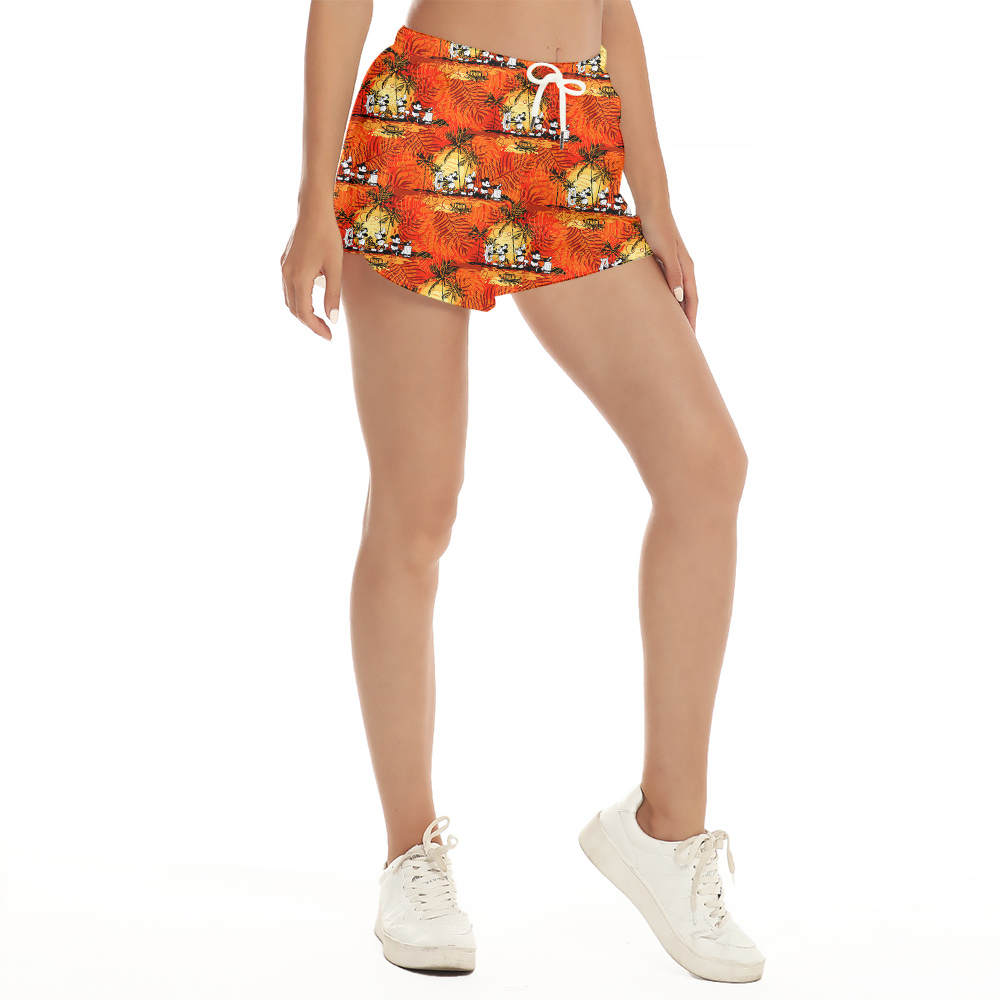 Steamboat Willie 1928 Island Breeze Hawaiian Shorts For Women