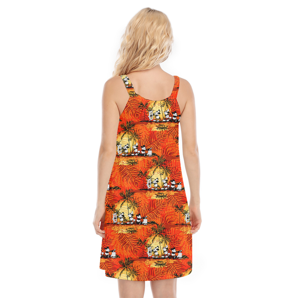 Mickey 1928 Hawaiian Tropical Adventure Cami Dress