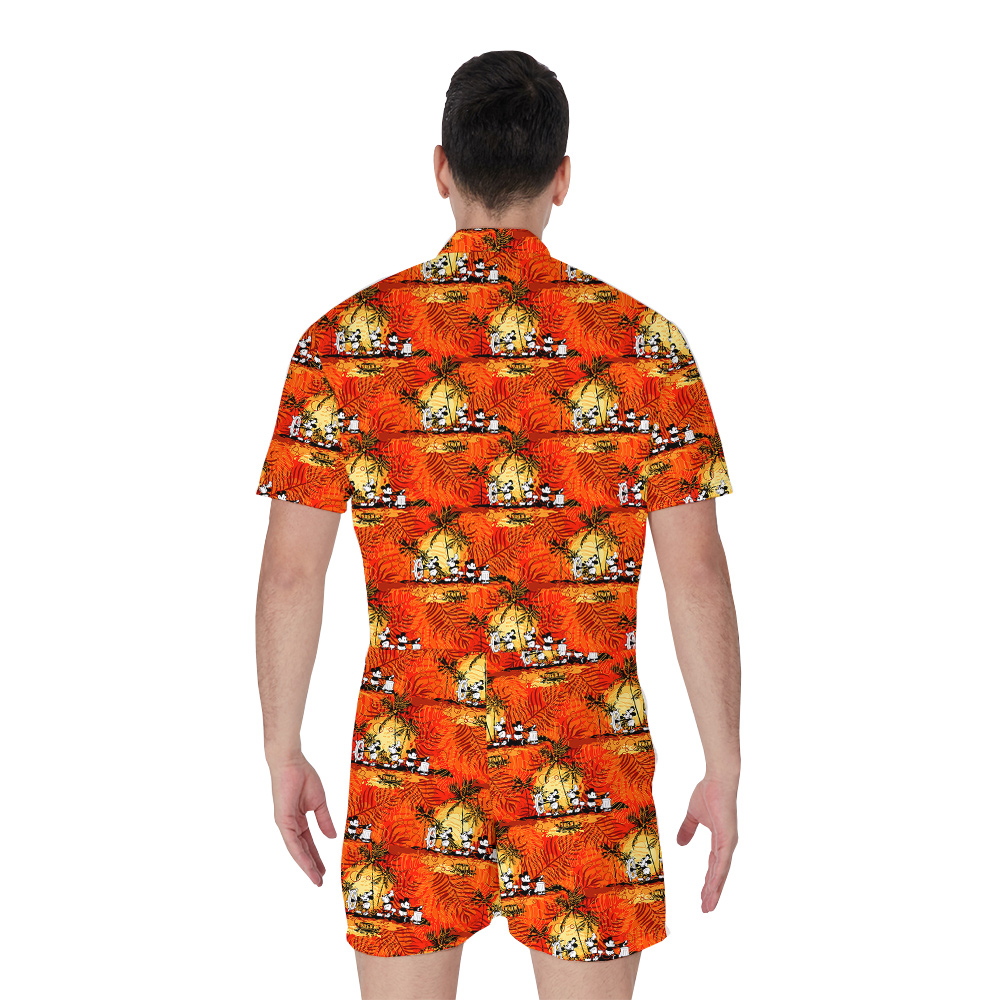 1928 Steamboat Mickey Hawaiian Island Vibes Rompers For Men