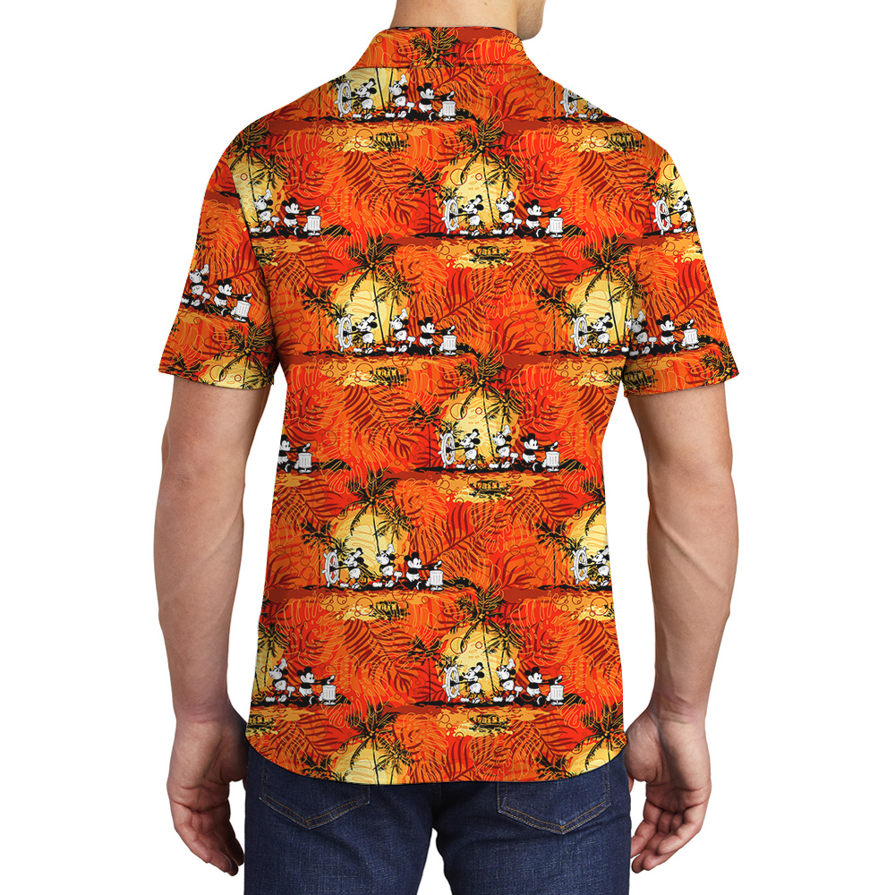 Mickey’s 1928 Tropical Hawaiian Sail Men’s Polo
