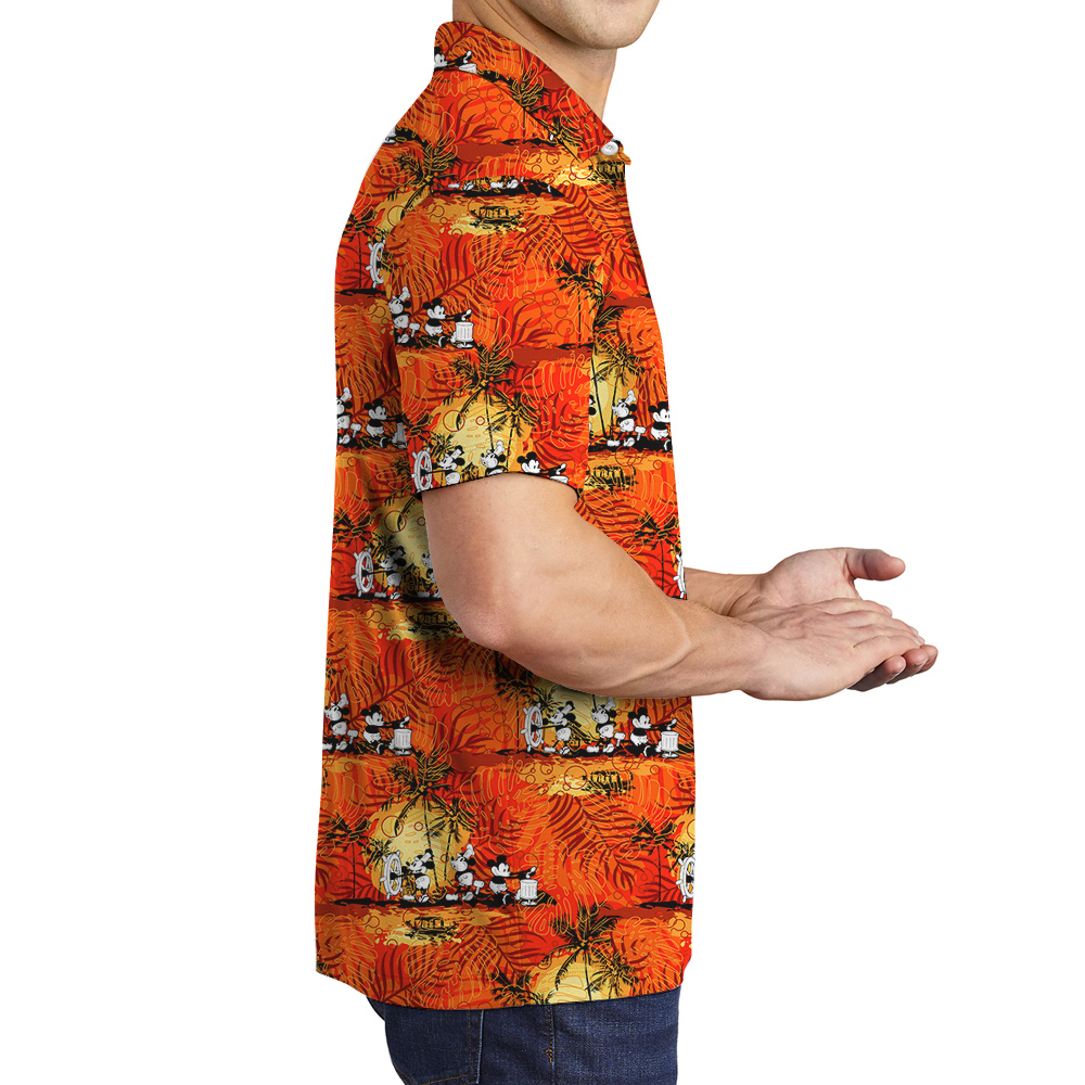 Mickey’s 1928 Tropical Hawaiian Sail Men’s Polo