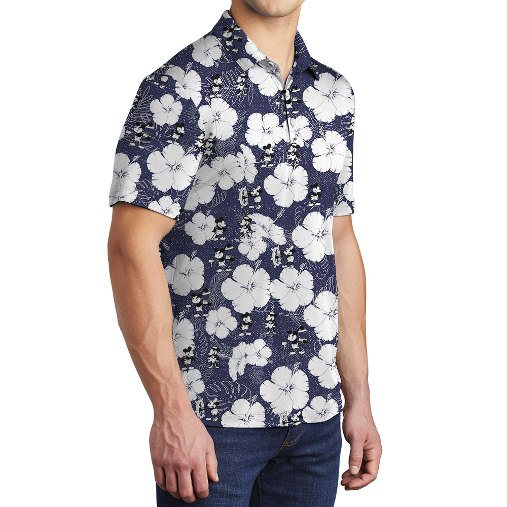 Steamboat Willie’s Hawaiian Tropics - 1928 Classic Mickey Men’s Polo