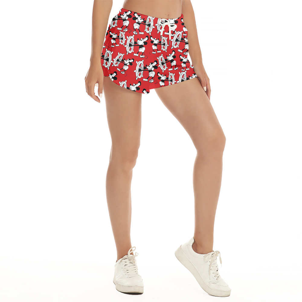 Nautical Mickey 1928 Hawaiian Short For Women