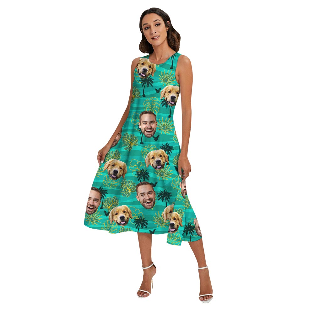 Matching Custom Matching Hawaiian Outfits With Multiple Faces