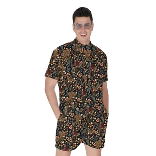Unique Bigfoot And Mushroom Male Romper