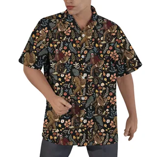 Bigfoot Mushroom Hawaiian Shirt For Men