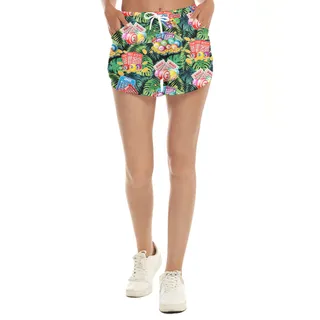 Bingo Tropical Beach Shorts For Women
