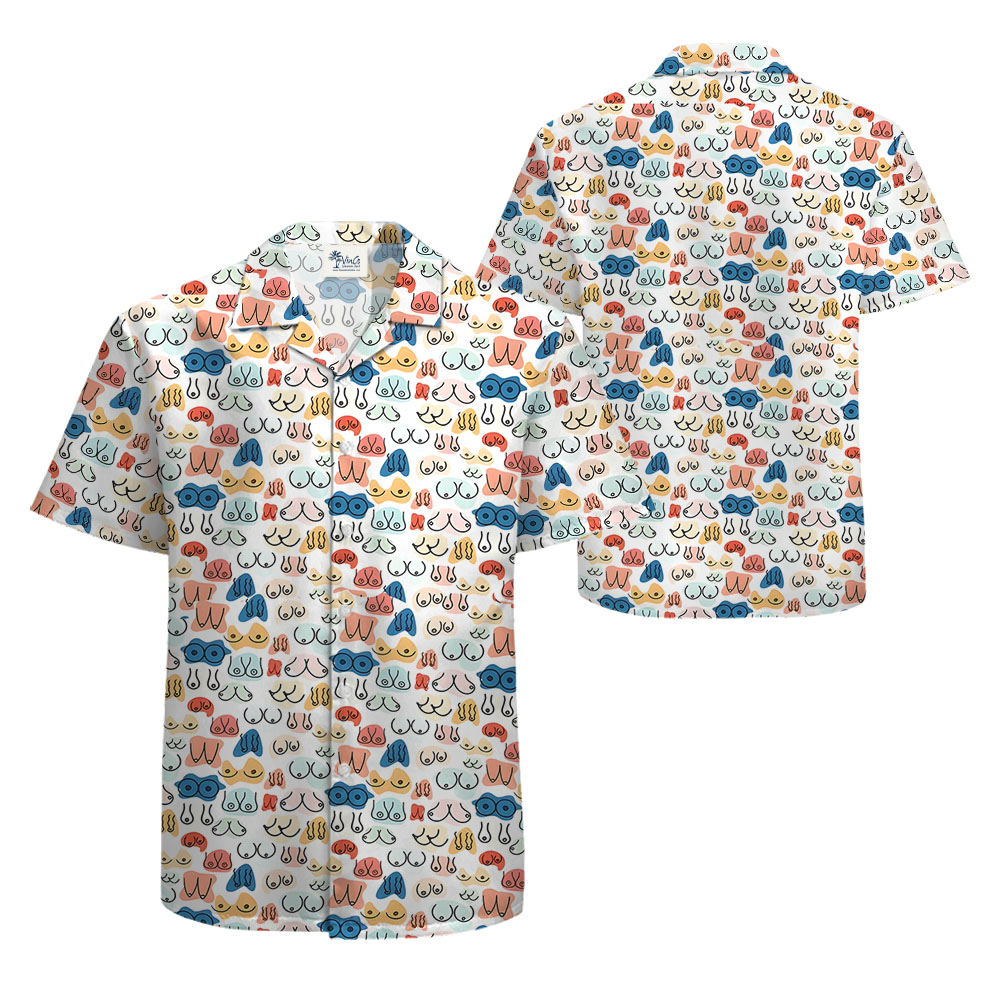 Lady Chest Hawaiian Shirt For Men