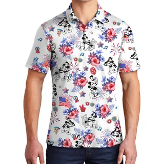 Steamboat Willie Mickey Men's Polo Shirt