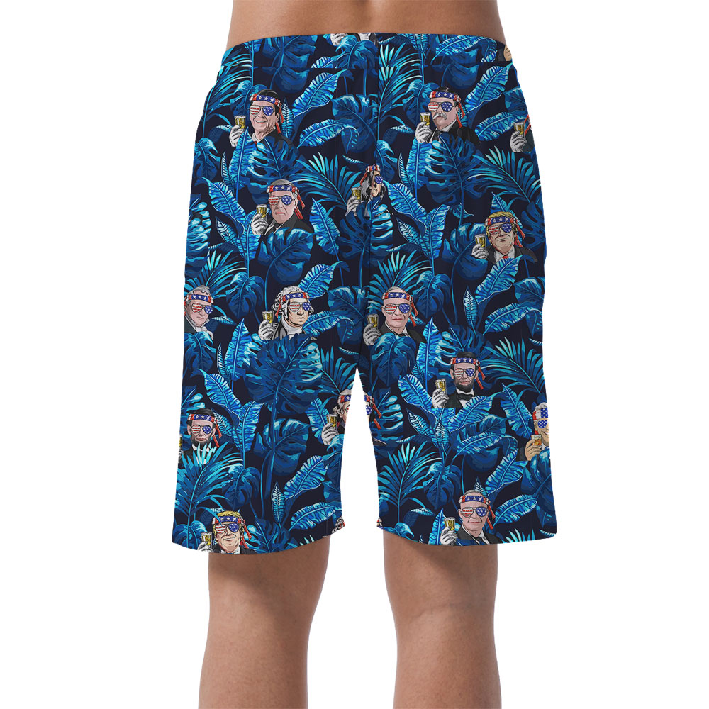 American Pride Tropical Men's Shorts