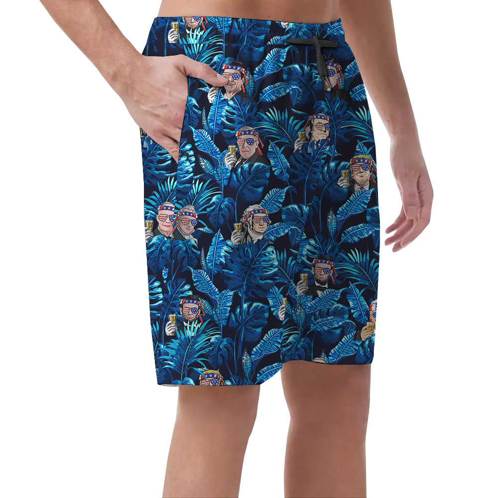 American Pride Tropical Men's Shorts