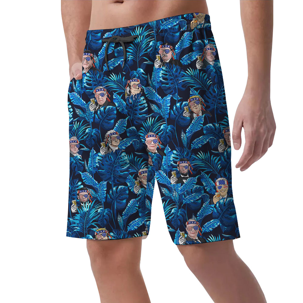 American Pride Tropical Men's Shorts
