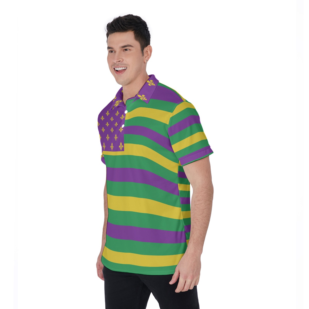 Mardi Gras Men's Polo Shirt