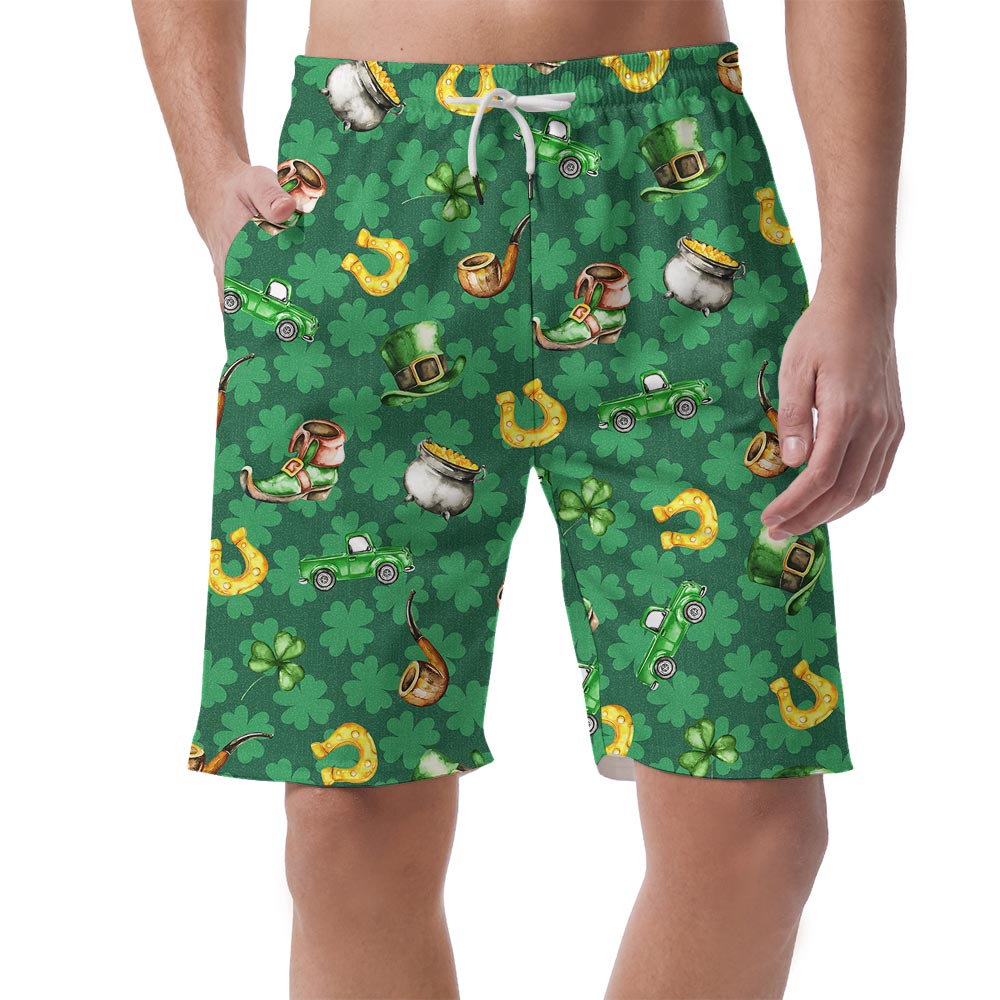 St. Patrick's Day Men's Hawaiian Shorts - variant image 1