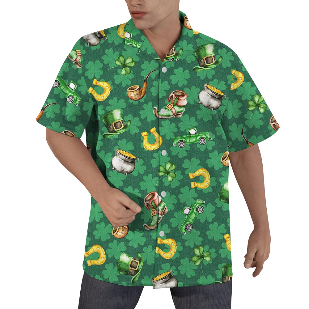 Irish Saint Patrick's Day Hawaiian Shirt For Men - variant image 1