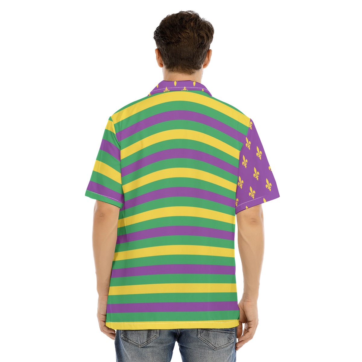 Mardi Gras Hawaiian Shirt For Men