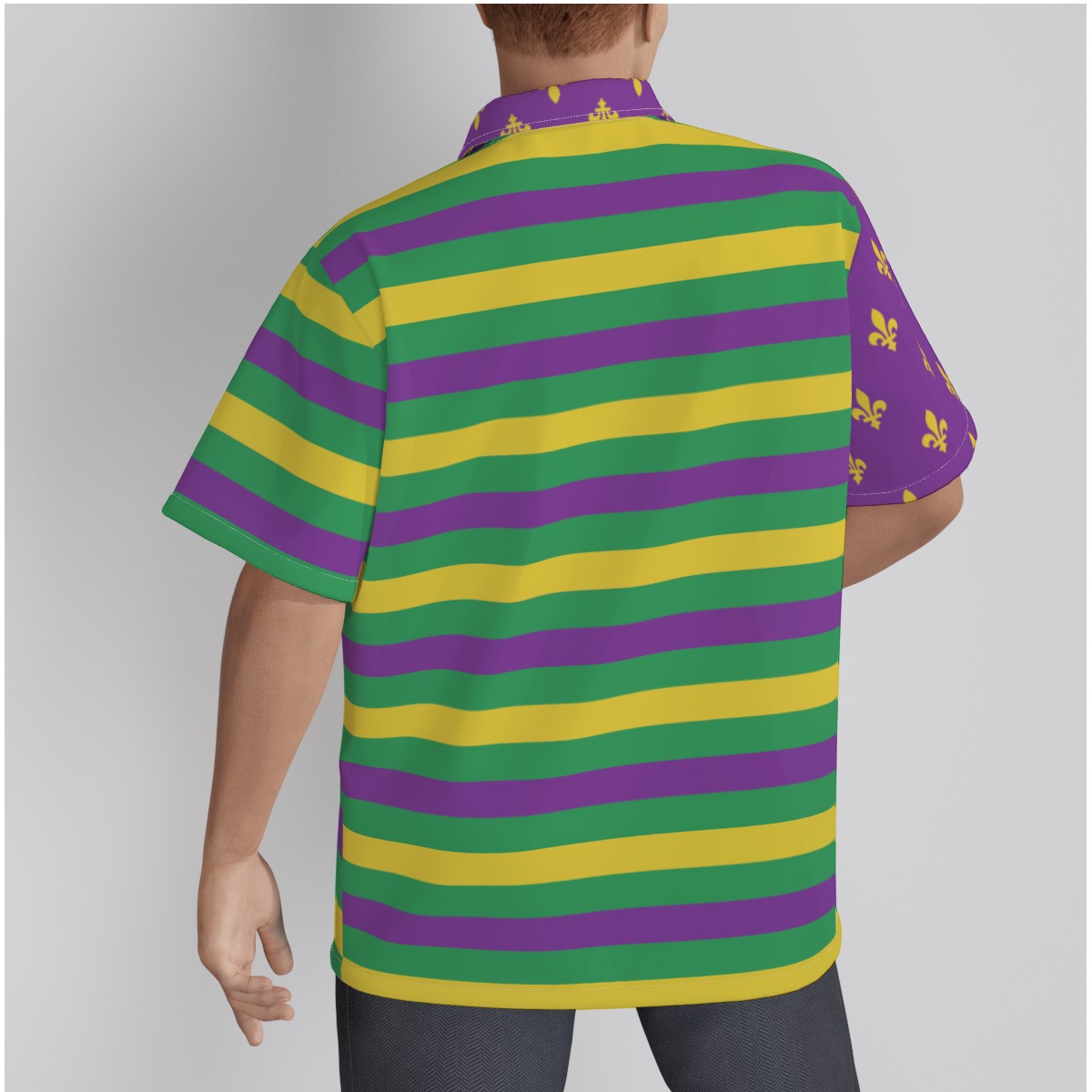 Mardi Gras Hawaiian Shirt For Men