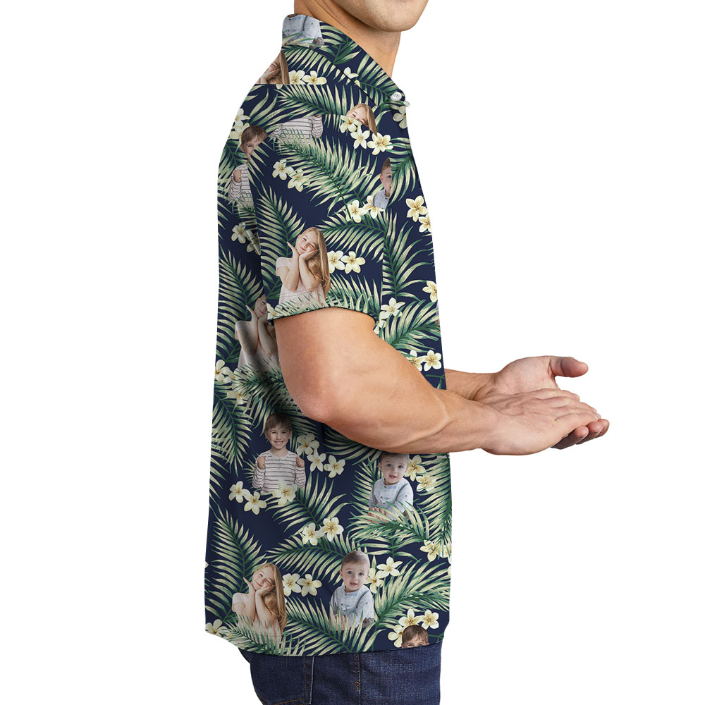 Tropical Men's Polo Shirt With Custom Body