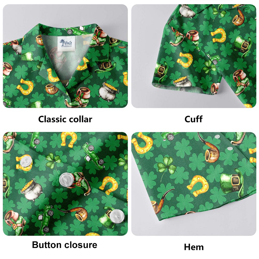 Irish Saint Patrick's Day Hawaiian Shirt For Men