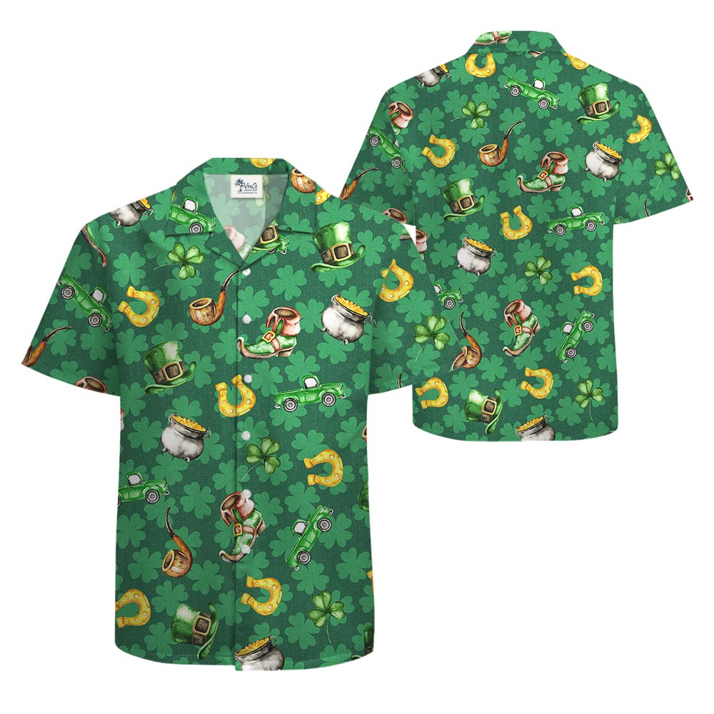 Irish Saint Patrick's Day Hawaiian Shirt For Men