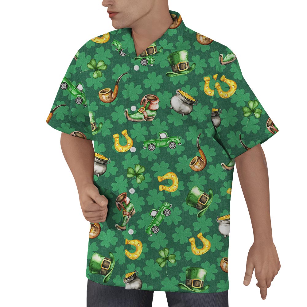 Irish Saint Patrick's Day Hawaiian Shirt For Men