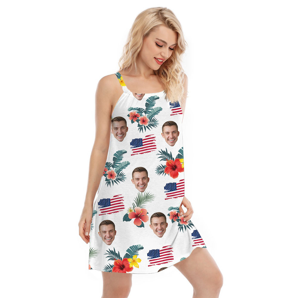 Custom Face Independent Day Matching Cami Dress