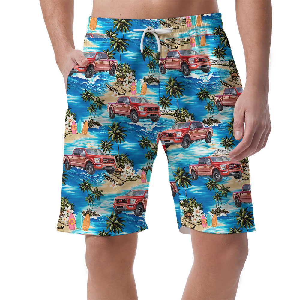 Custom Hawaiian Shorts With Car Photos - variant image 1
