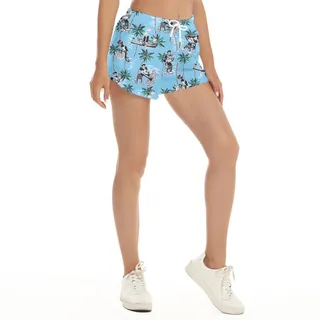 Funny Mickey Steamboat Willie Beach Shorts For Women