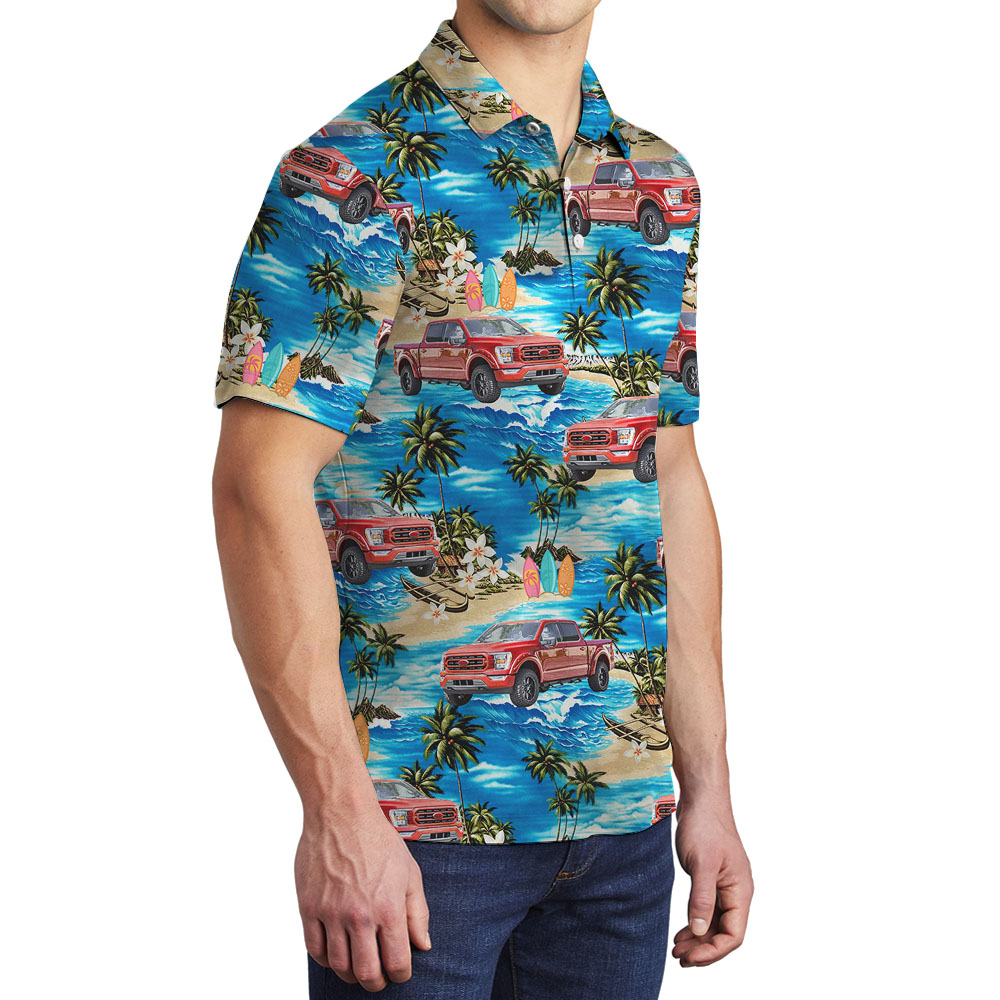 Cool Custom Car Picture Men's Polo Shirt