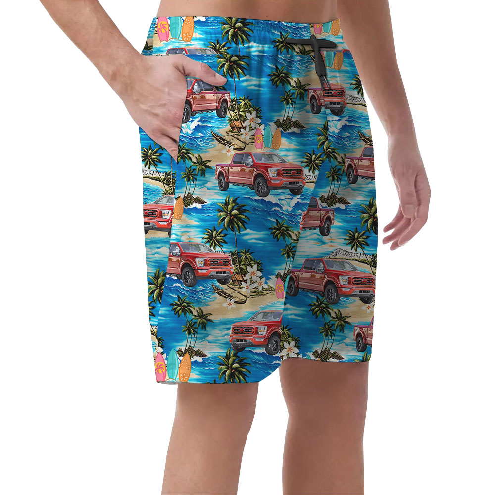 Custom Hawaiian Shorts With Car Photos