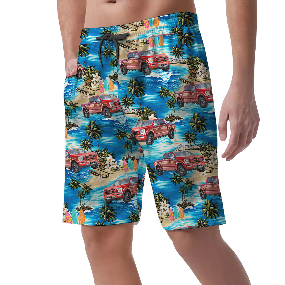 Custom Hawaiian Shorts With Car Photos