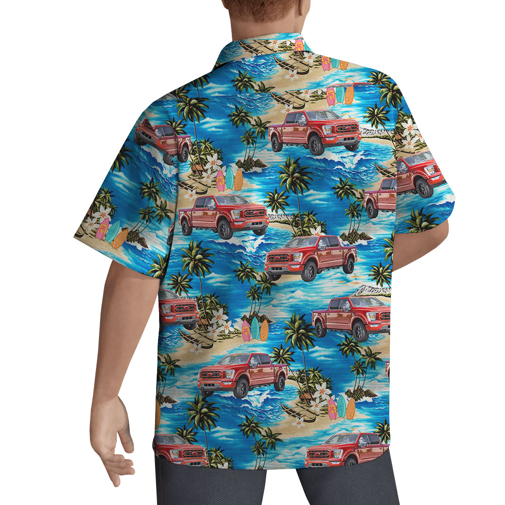 Custom Car Photo Hawaiian Shirt For Men