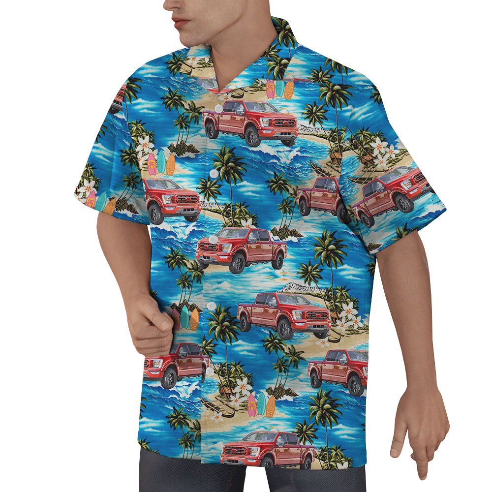 Custom Car Photo Hawaiian Shirt For Men