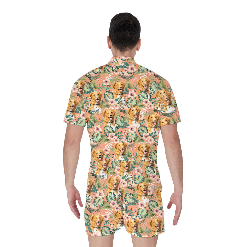 Custom Male Romper With Multiple Photos
