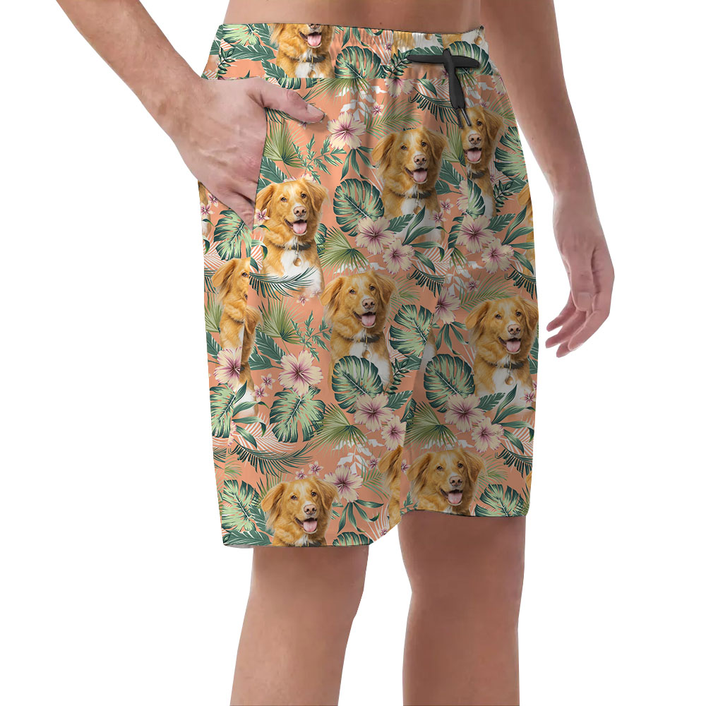 Custom Picture Men's Hawaiian Shorts