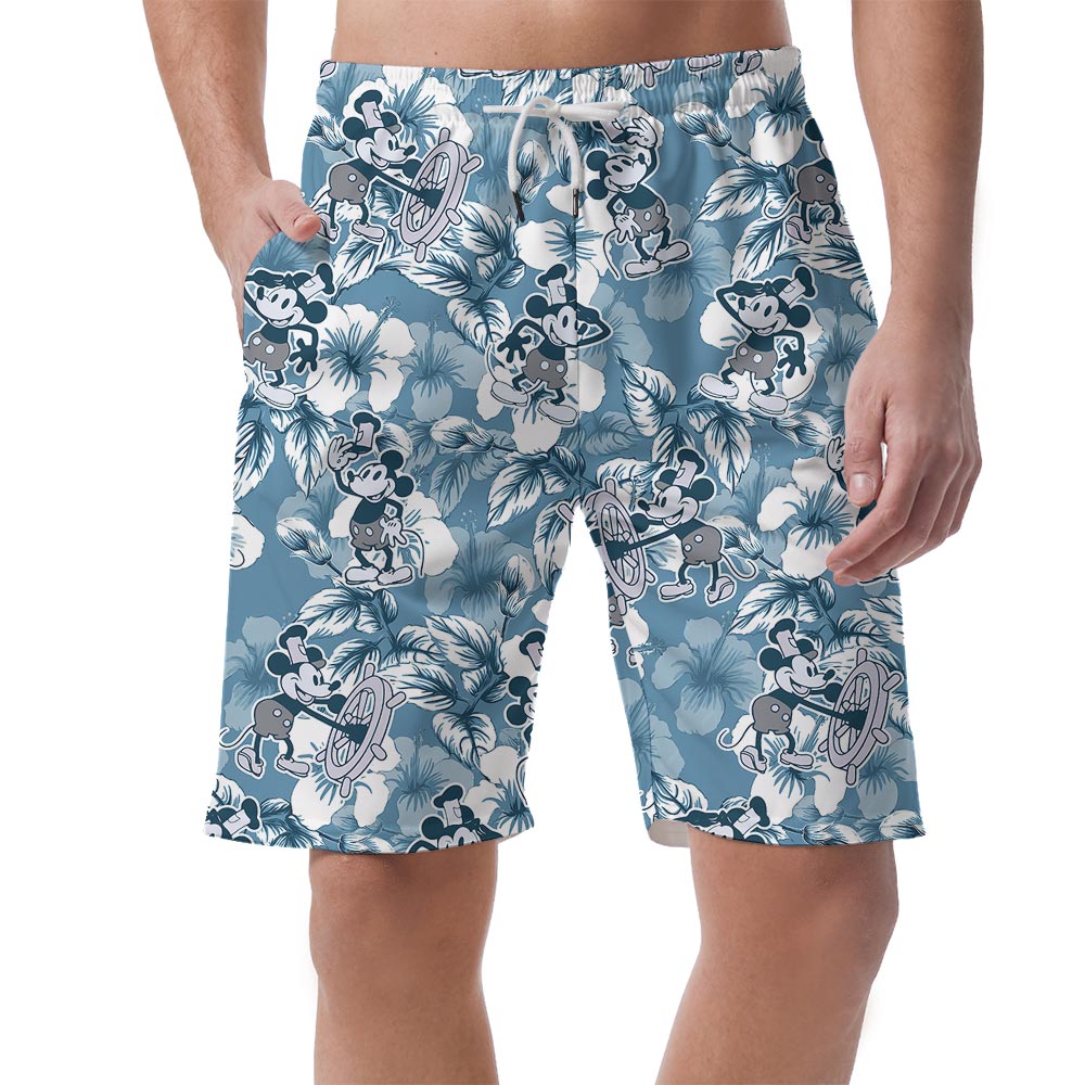 Men's Steamboat Willie Mickey Beach Shorts - variant image 1