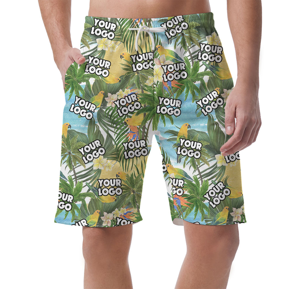 Custom Logo Hawaiian Shorts For Men - variant image 1