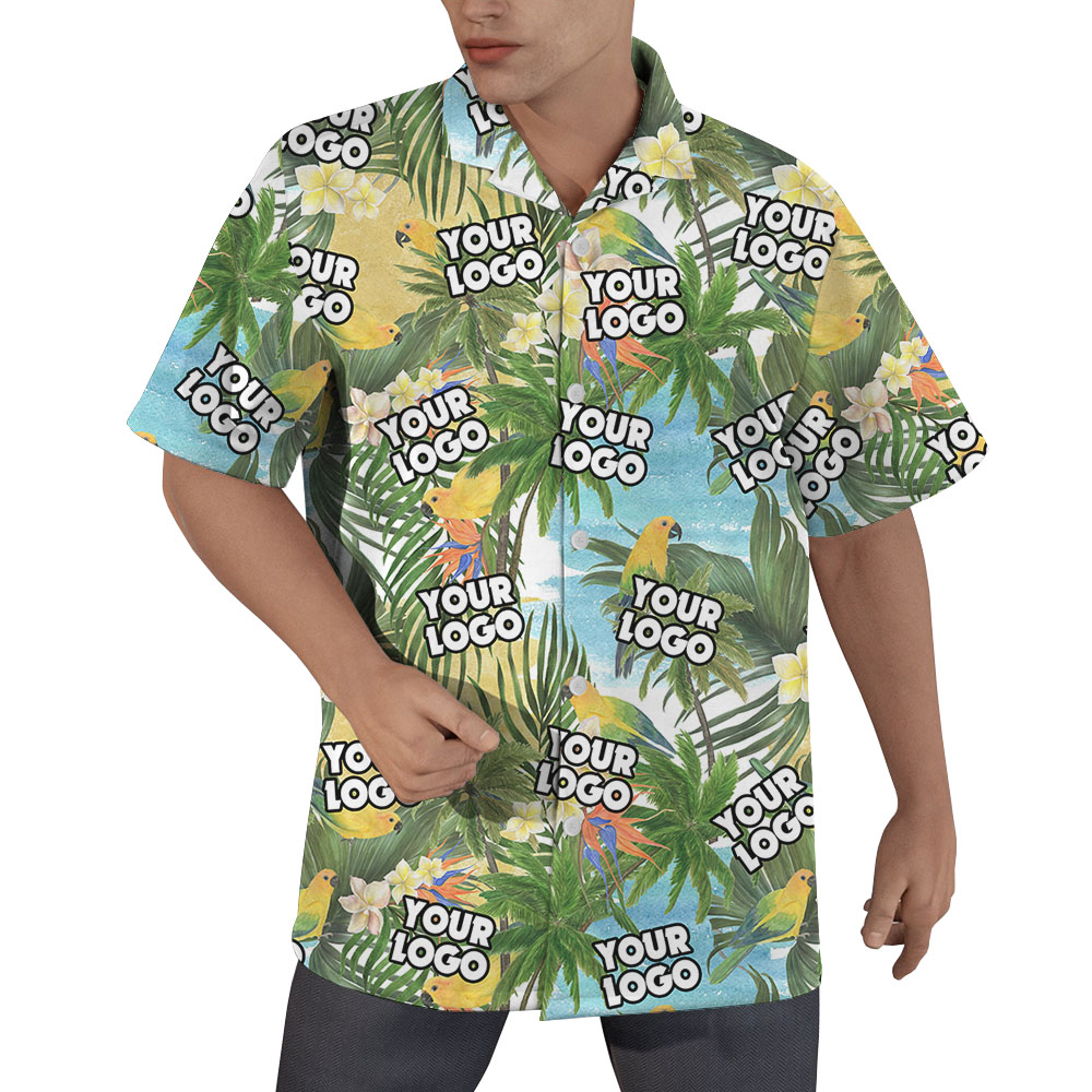 Custom Logo Uniform Hawaiian Shirts - variant image 1