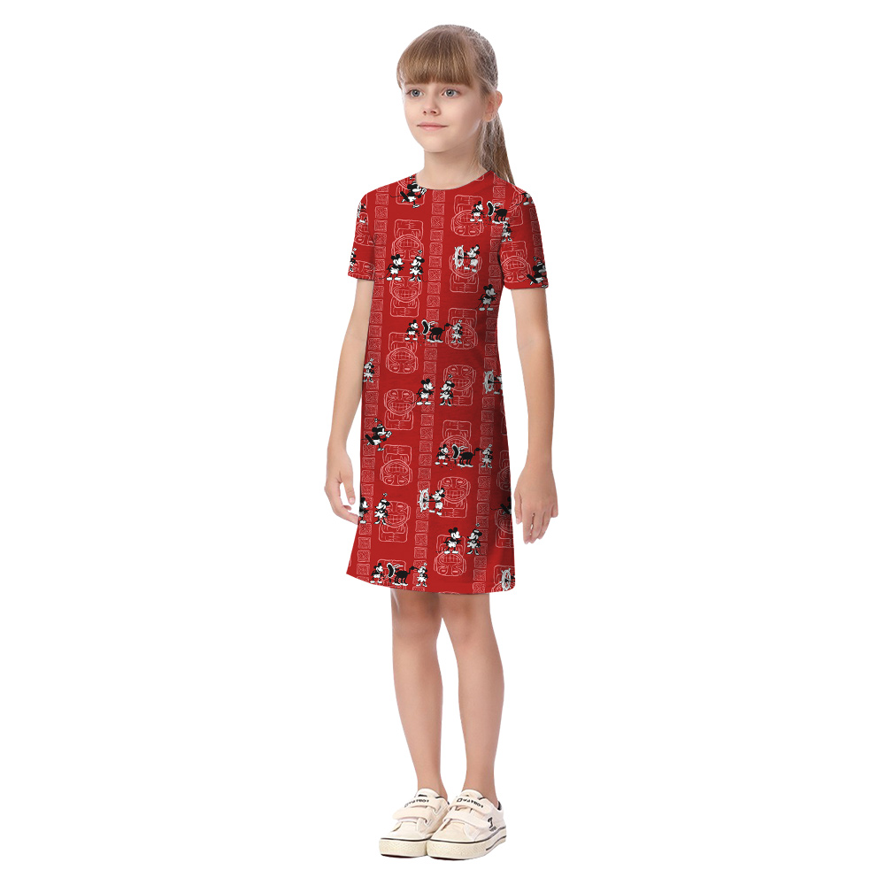 Cute Mickey Mouse Tiki Vintage Matching Aloha Wears
