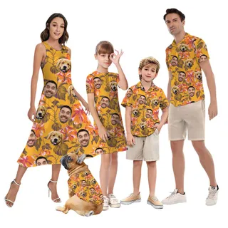 Hibiscus Custom Matching Hawaiian Shirts For Dog And Owner With Photos