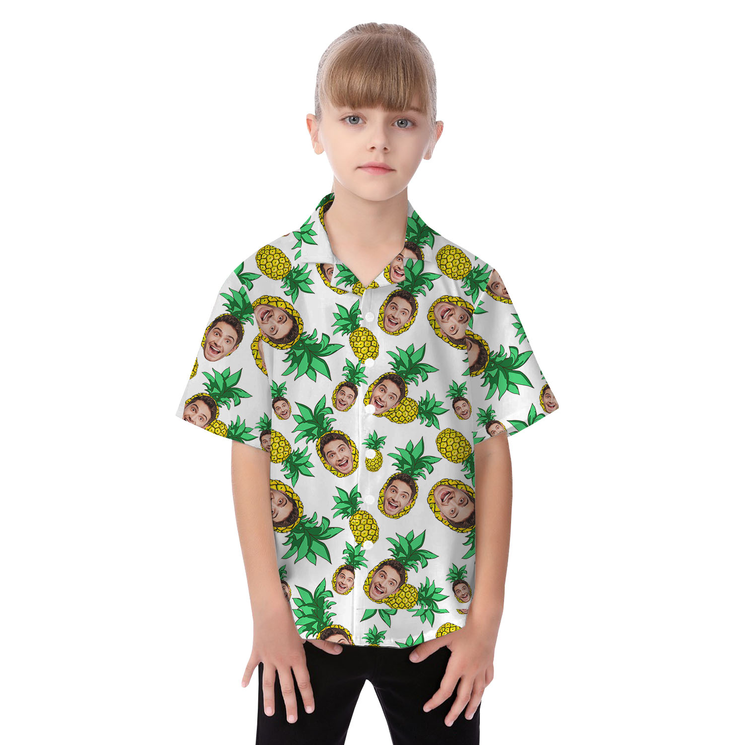 Custom Face His And Hers Matching Tropical Outfits