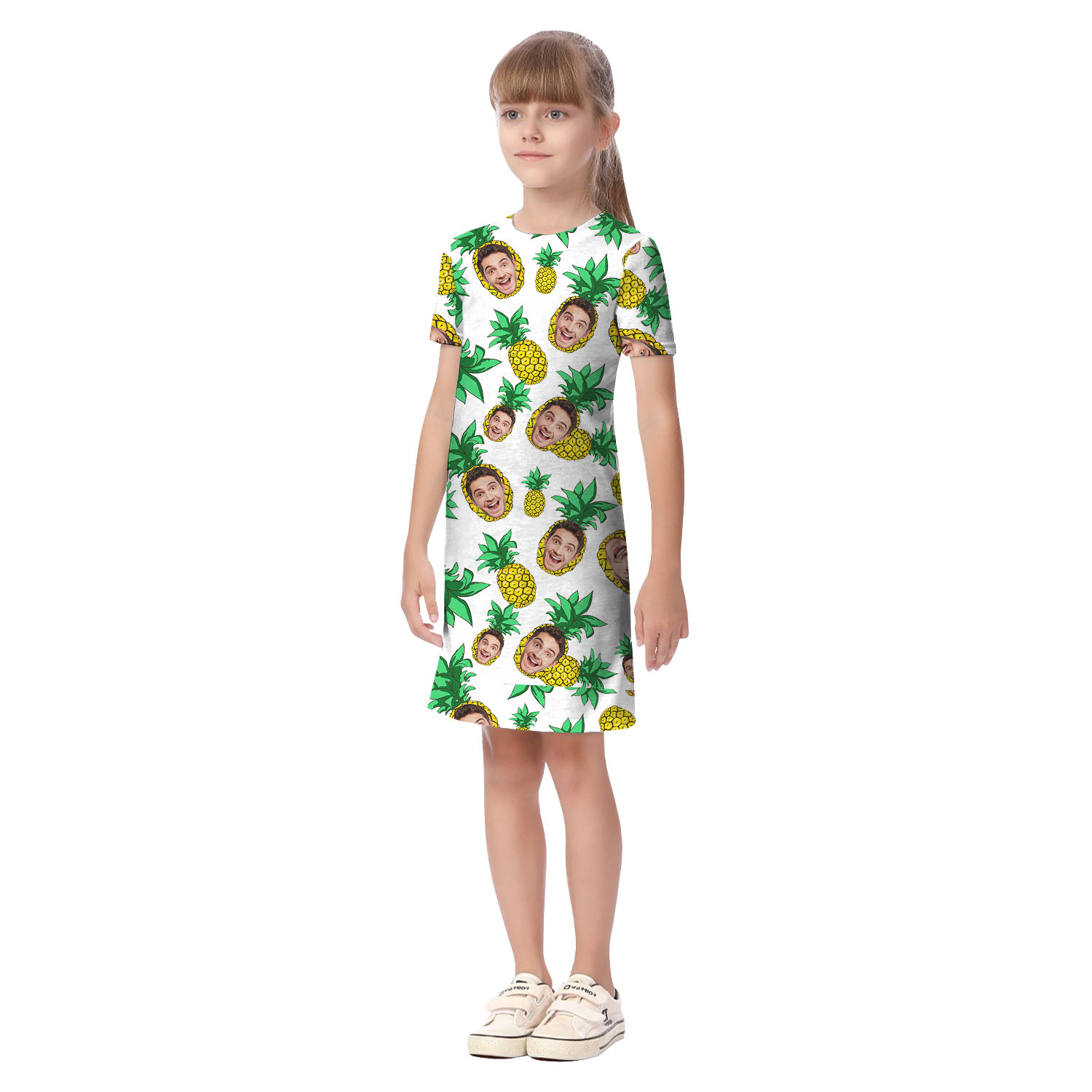 Custom Face His And Hers Matching Tropical Outfits