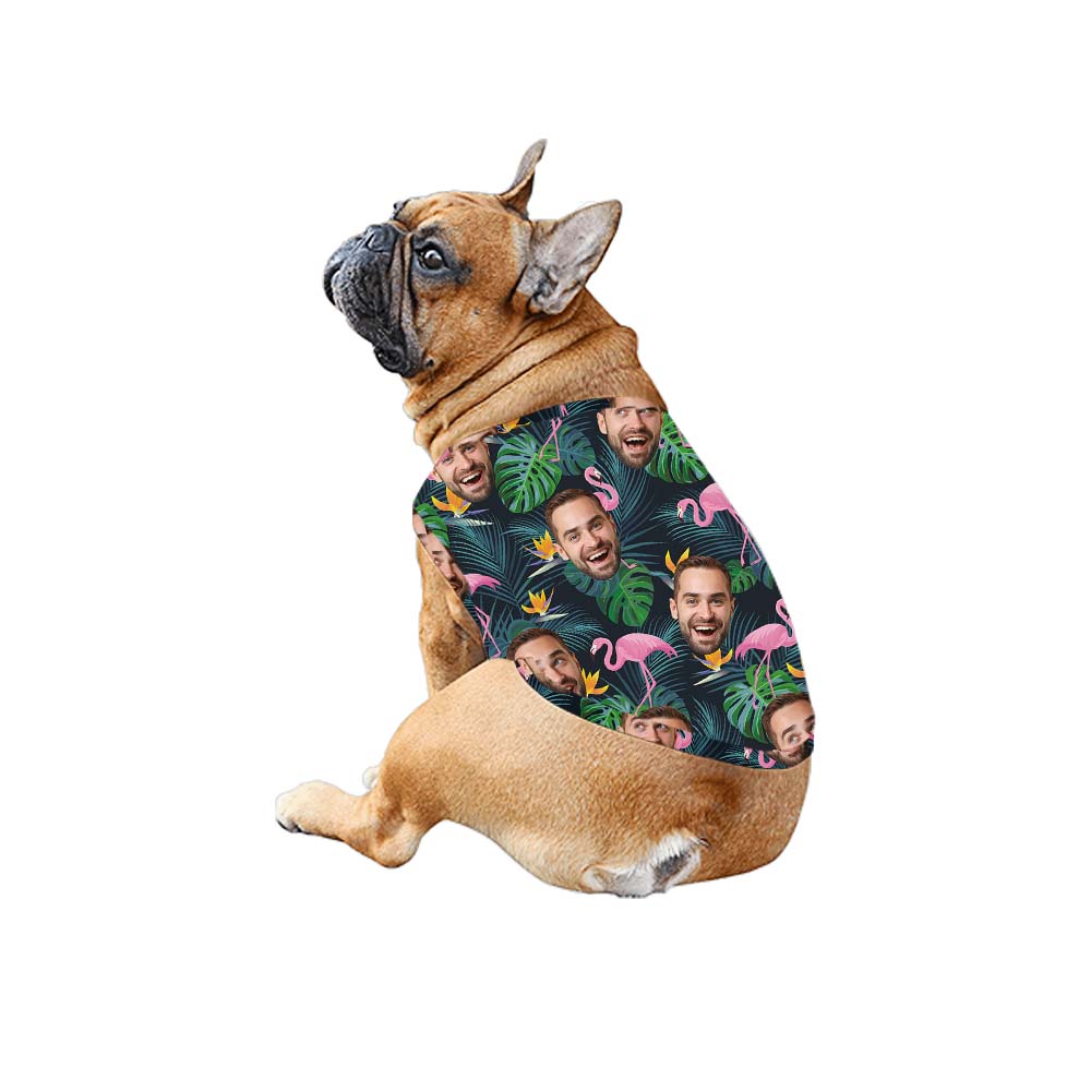 Flamingo Tropical Matching Hawaiian Outfits With Faces