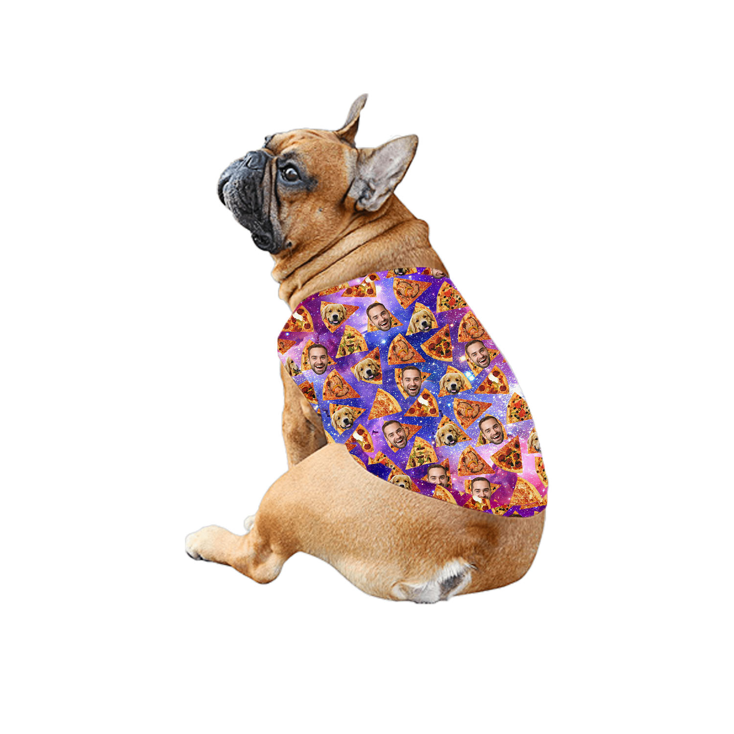 Pizza Custom Face Matching Hawaiian Couple Outfits