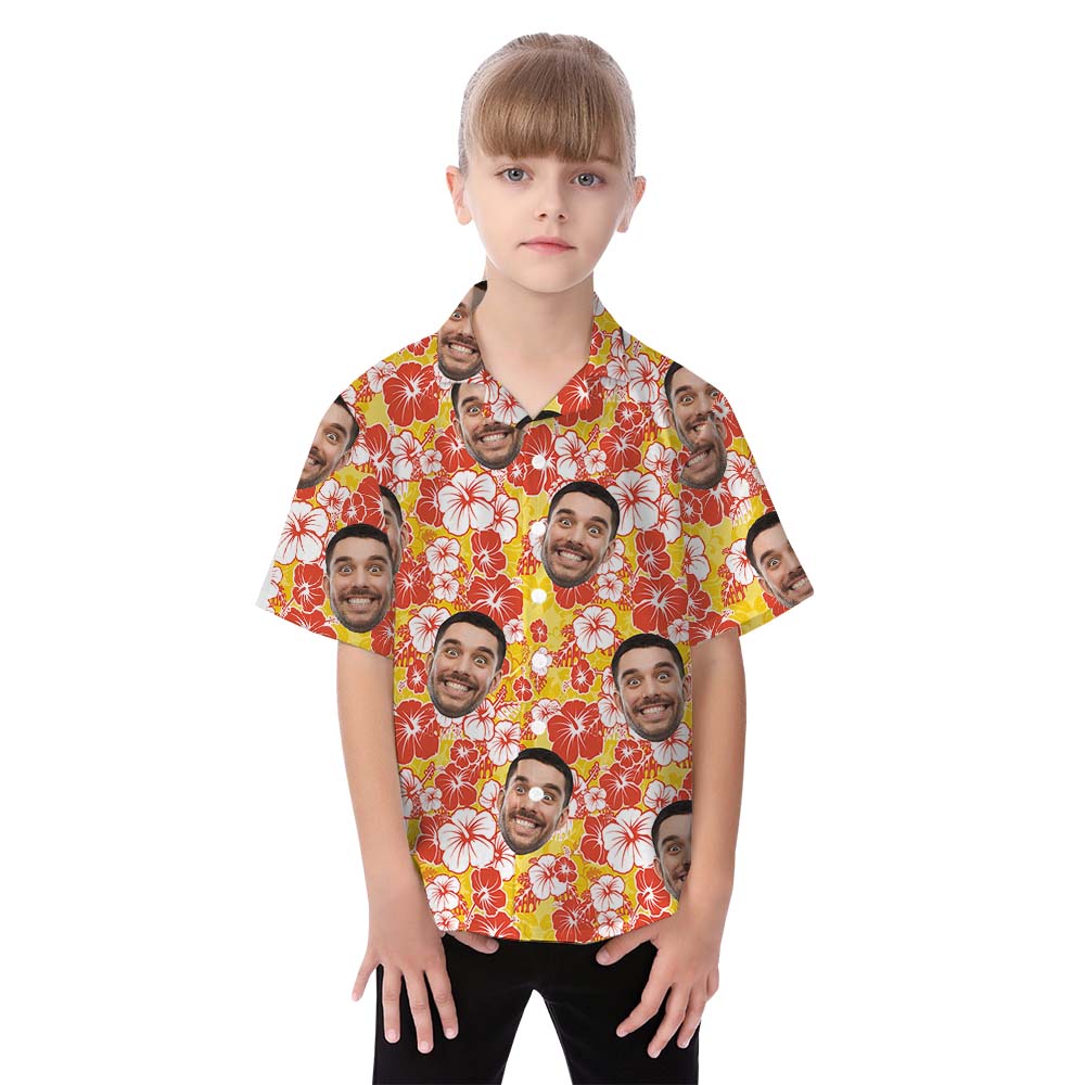 Floral Custom Matching Hawaiian Outfit With Multiple Faces